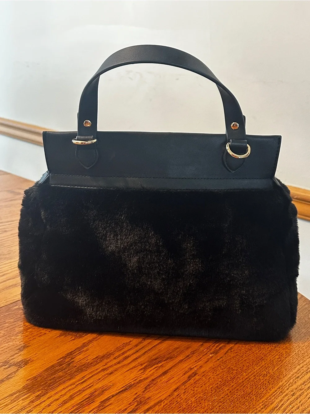 Faux Fur Handbag